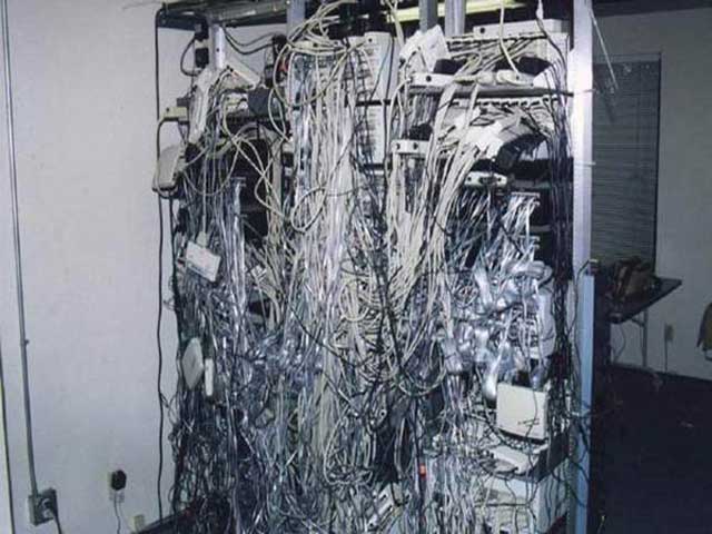 pc cable management gone wrong