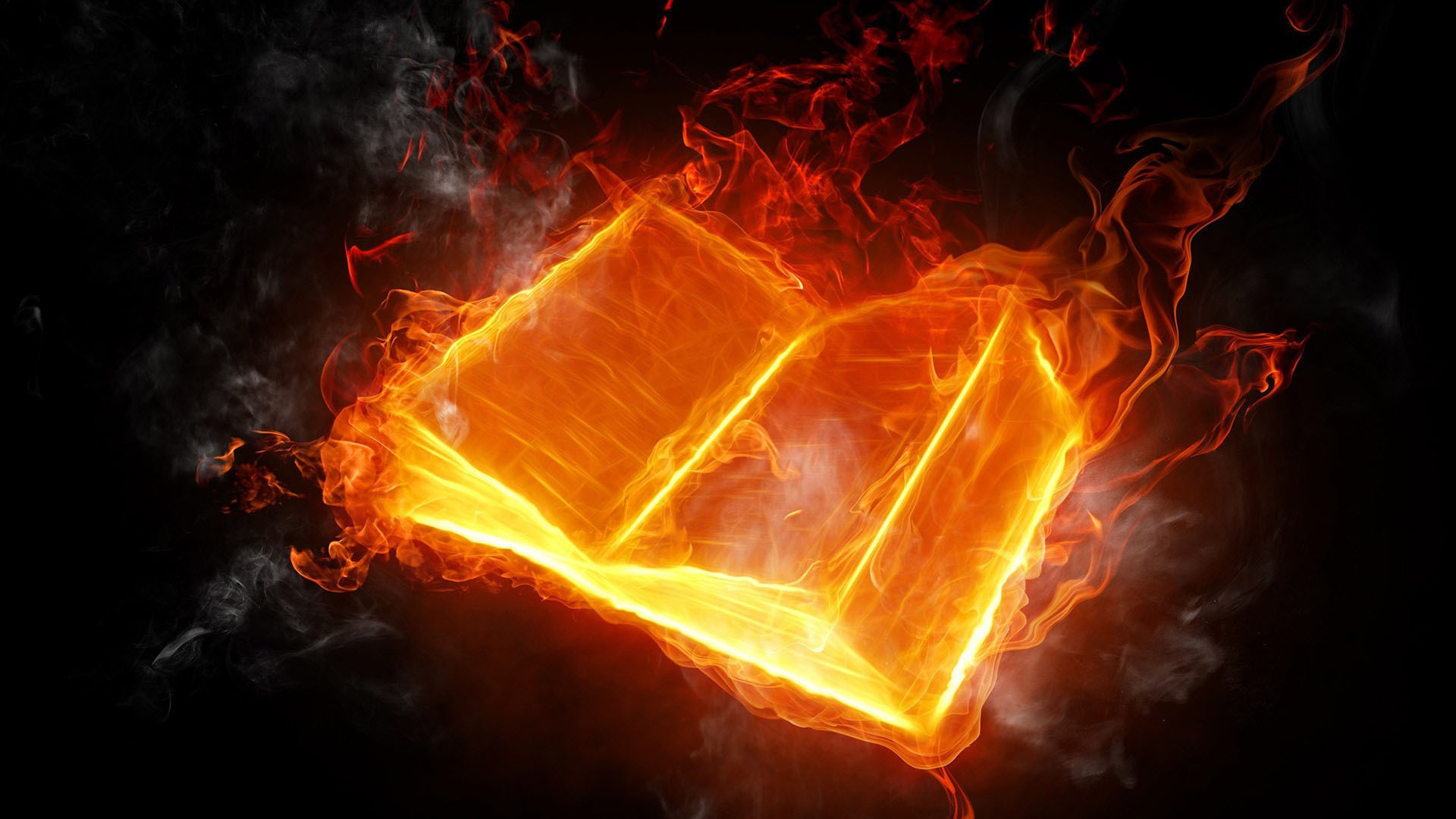 flaming_book_background