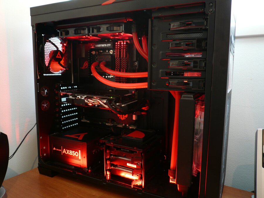 watercooled sli gaming computer