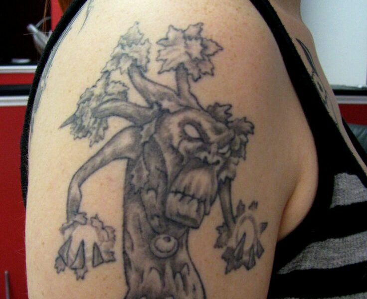 druid header tattoo