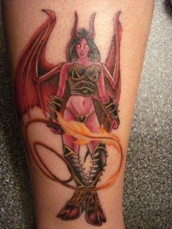 nightelf warlock tattoo