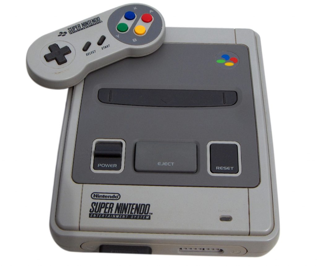 Nintendo SNES console