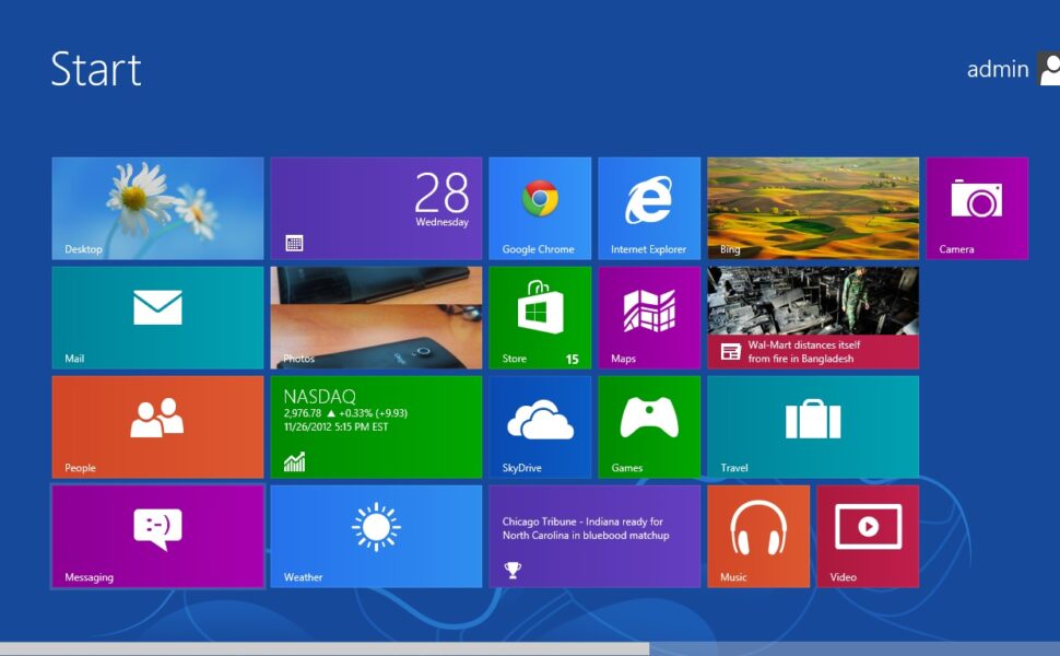 Windows 8 Start Screen