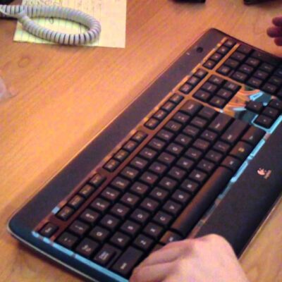 logitech k800 keyboard unboxing