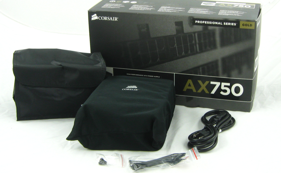 Corsair AX750 Power Supply Unboxing