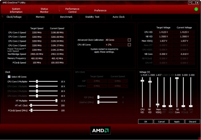 AMD Overdrive