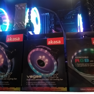 Akasa Vegas TLY & Akasa Vegas TLX Addressable RGB Case Fans