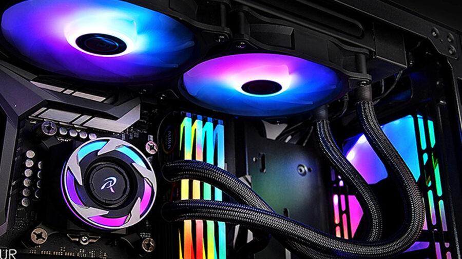 EOS RGB RAINBOW COMPLETE WATER COOLING CPU COOLER - 240MM