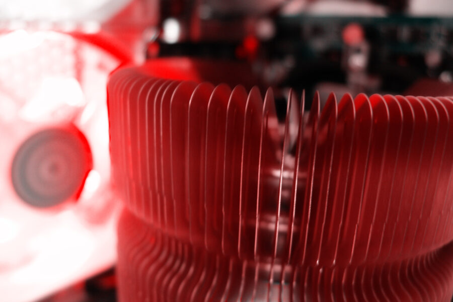 Red CPU Cooler