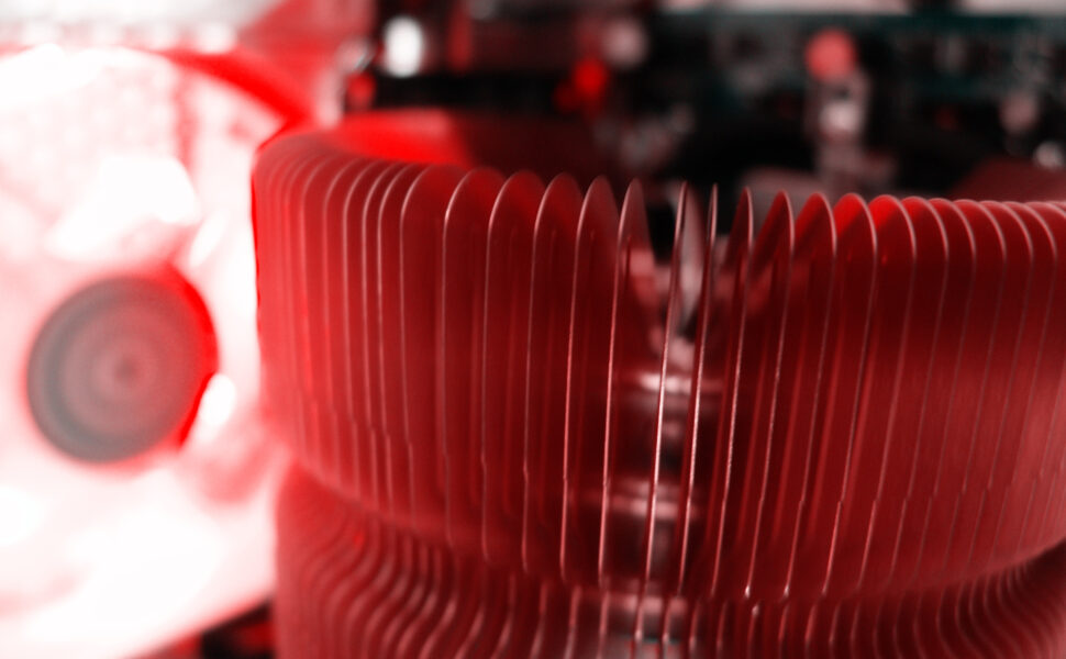 Red CPU Cooler