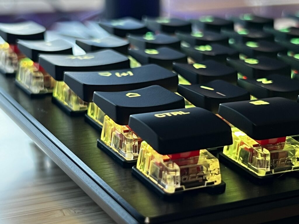 Vulcan TKL Pro - Titan Optical Switches in Action