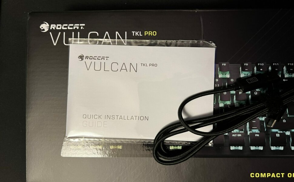 Vulcan TKL Pro Optical Switch Gaming Keyboard - Istructions and Cable