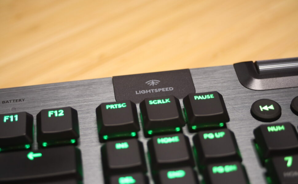 Logitech Lightspeed on G915 Gaming Keyboard
