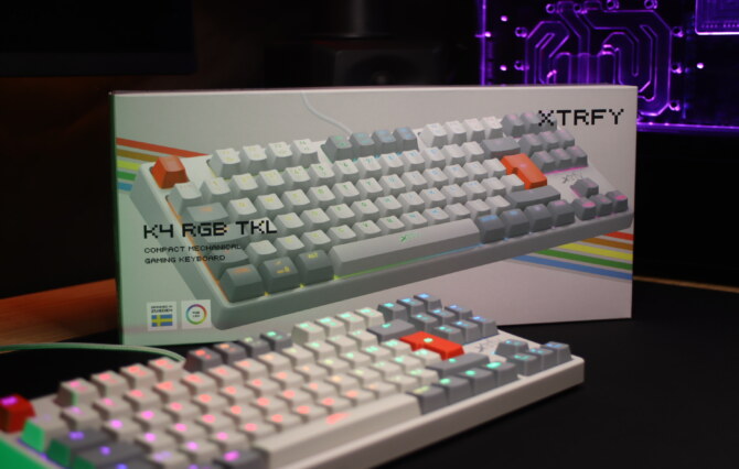 Xtrfy K4 TKL Retro Mechanical Keyboard Review